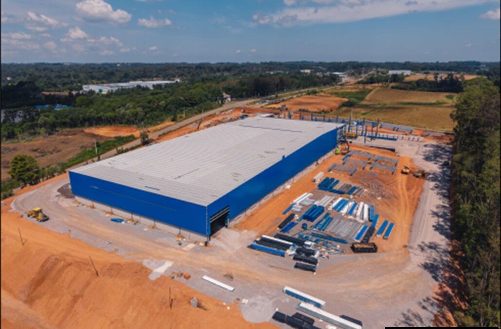 Expansão de processadora de aço