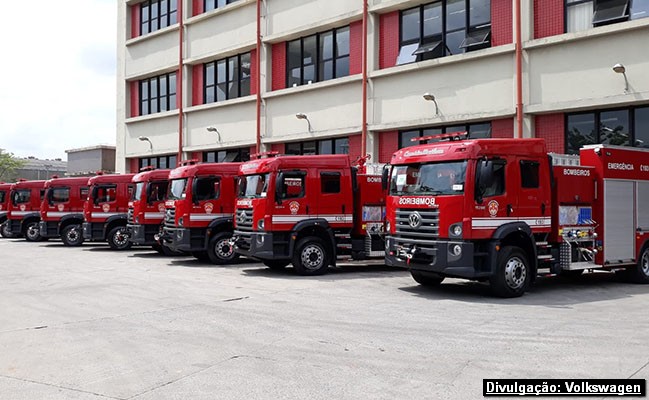 Caminhões VW no Corpo de Bombeiros de São Paulo