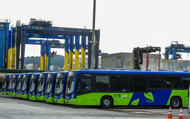 Exportação de ônibus fabricados no Brasil