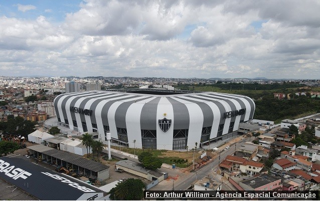 ArcelorMittal presente no estádio do Atlético Mineiro