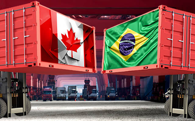 Saldo positivo no comércio entre Brasil e Canadá