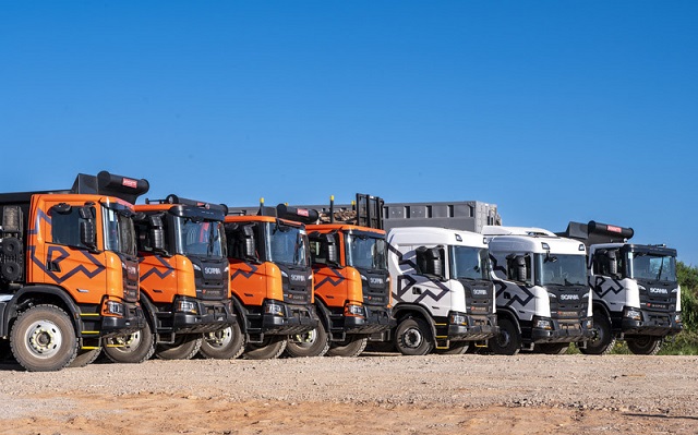 Nova linha de caminhões para operações off-road