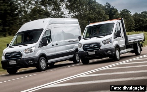 Ford E-Transit elétrica chega ao Brasil