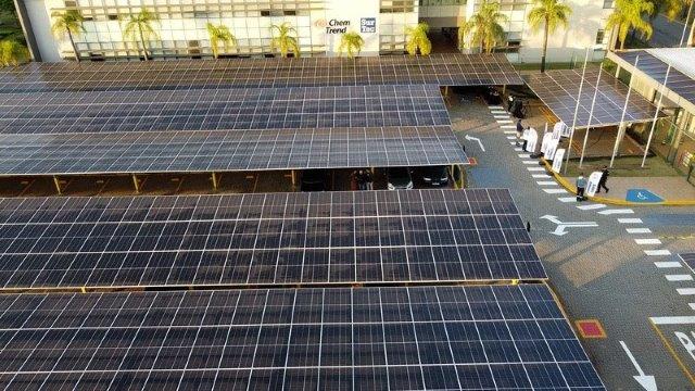 Inauguração de usina fotovoltaica