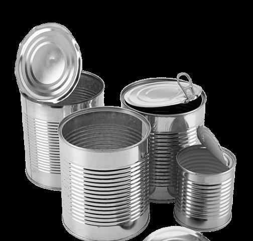 Reciclagem de latas de aço