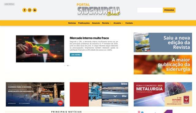 Novo portal Siderurgia Brasil