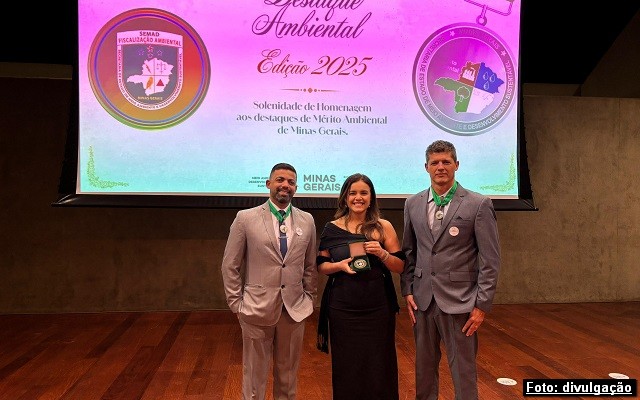 Prêmio da  Aperam BioEnergia por atuação ambiental