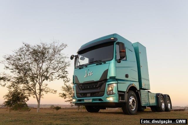 Testes com caminhão a hidrogênio