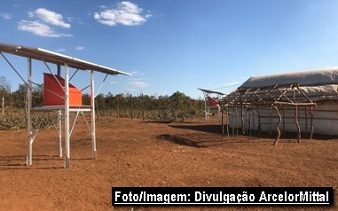 Energia Solar com Aço